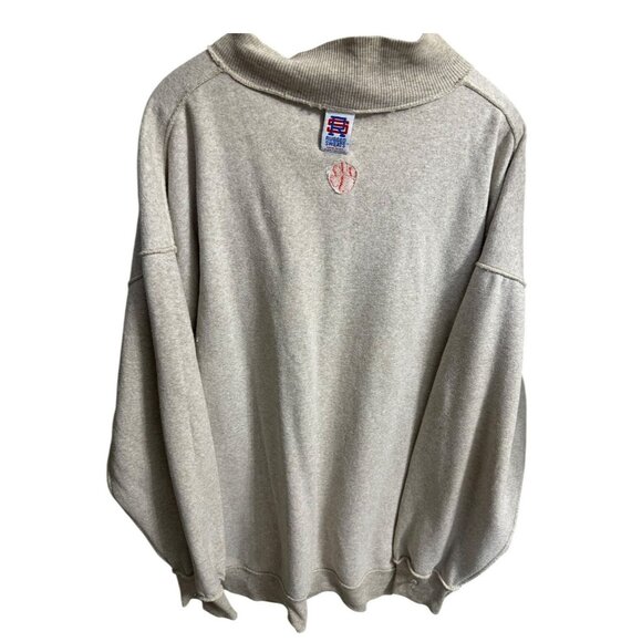 Rugged Sweats Clemson University Fleece Quarter Zip Jacket XL Heather Gray USA - Picture 9 of 13